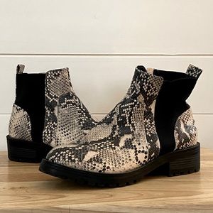 Target snakeskin boots